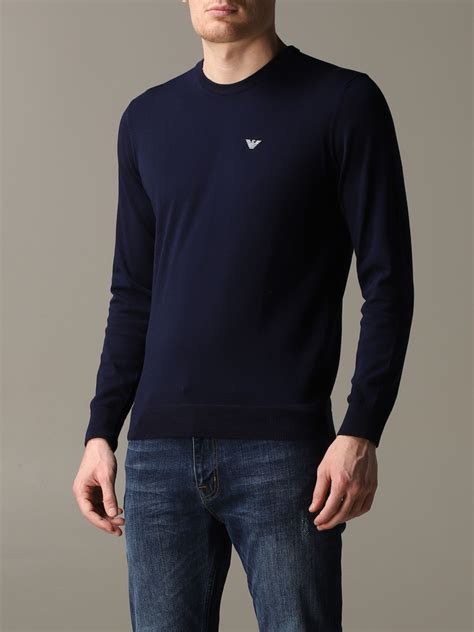 armani jumper sale|emporio armani sale men's clothing.